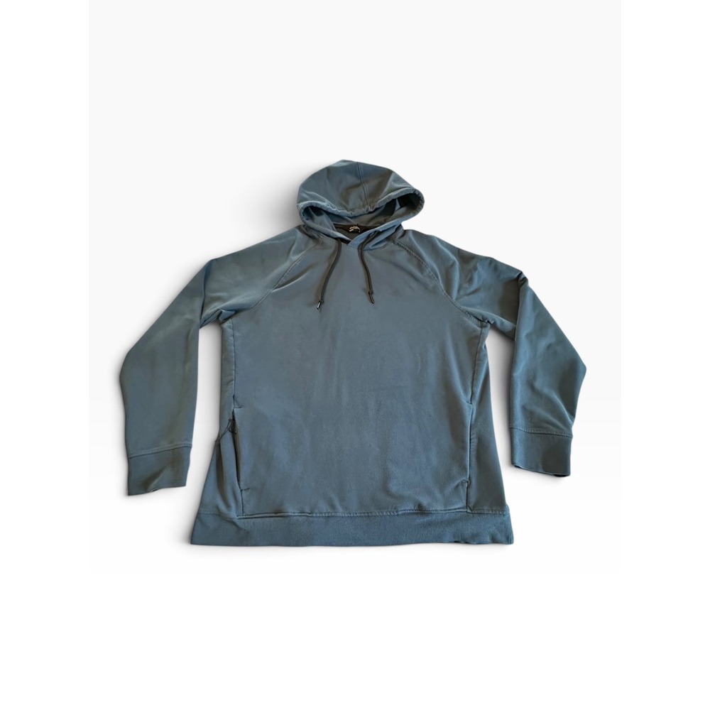 Member's Mark Everyday Active Hoodie Mens L Blue Stretch Pocket EUC